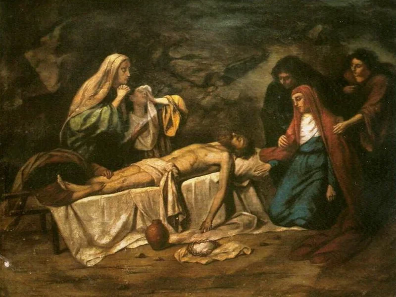 1870-Andreas Vranas - Lamento sul corpo di Cristo